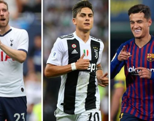 Kawallon Kafa: Yadda Ciniki Ya Kaya A Kan Dybala, Coutinho, Ozil, Da Eriksen Ciniki Ya Kaya A Kan Dybala, Coutinho, Ozil, Da Eriksen