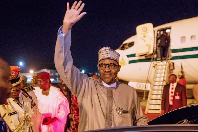 Shugaba Buhari Ya Dawo Gida Najeriya