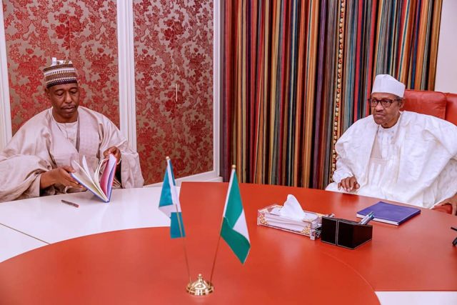 Zulum Ya Gana Da Shugaba Buhari