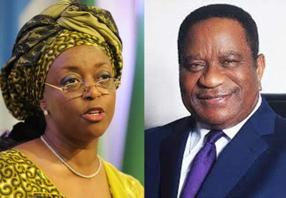 Diezani and husband former chief of naval staff Rear Admiral Alison Madueke 578x400