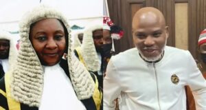 Shari’ar Nnamdi Kanu: Mai Shari’a Nyako Ta Janye Daga Yin Alkalanci Justice Binta and Kanu